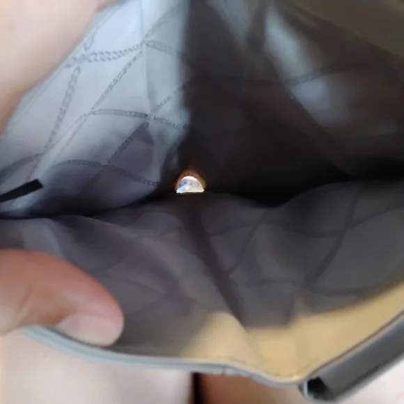 Michael Kors Metallic Silver Wristlet Double Wallet With Box - Picture 9 of 12